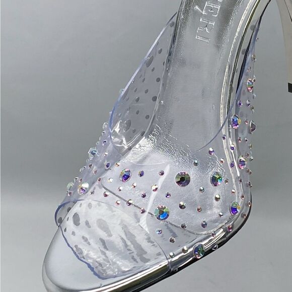 Piferi 115MM Crystal-Embellished Mules size 41 - Picture 11 of 16